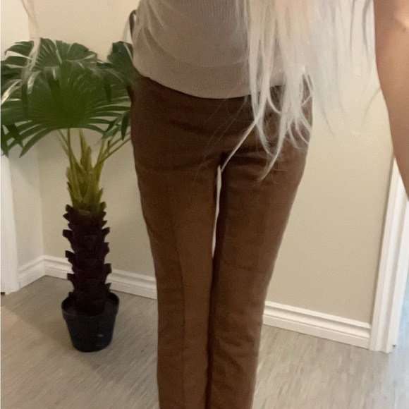 Laundry Brown Suede Pants - Picture 6 of 6